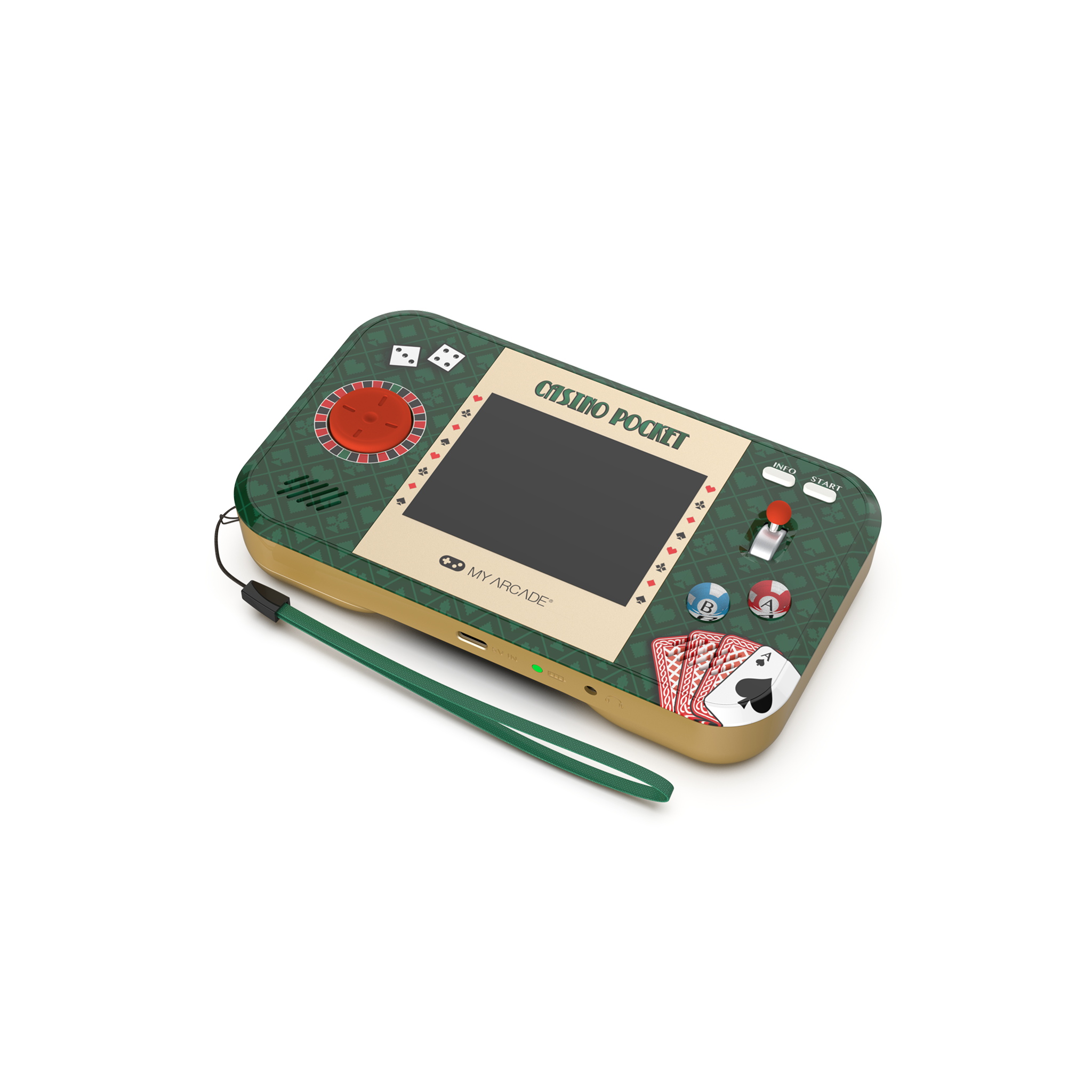 My Arcade Casino Pocket Portable Casino Gaming System (30 Games in 1)