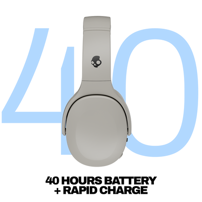 Skullcandy Crusher 540 Active Wireless Over-Ear Headphones - Concrete