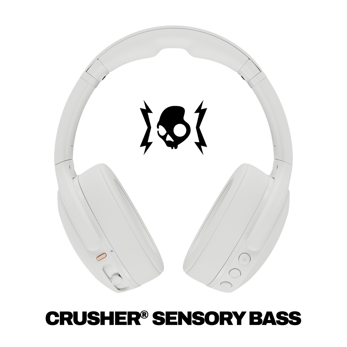 Skullcandy Crusher Evo Wireless Over-Ear Headphones - Bone