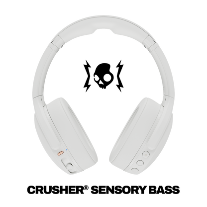 Skullcandy Crusher Evo Wireless Over-Ear Headphones - Bone