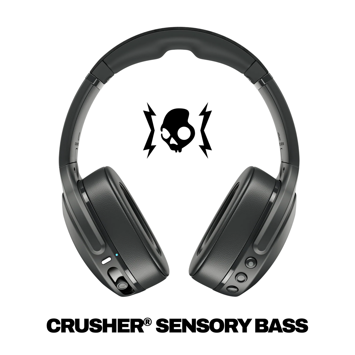 Skullcandy Crusher Evo Wireless Over-Ear Headphones - True Black