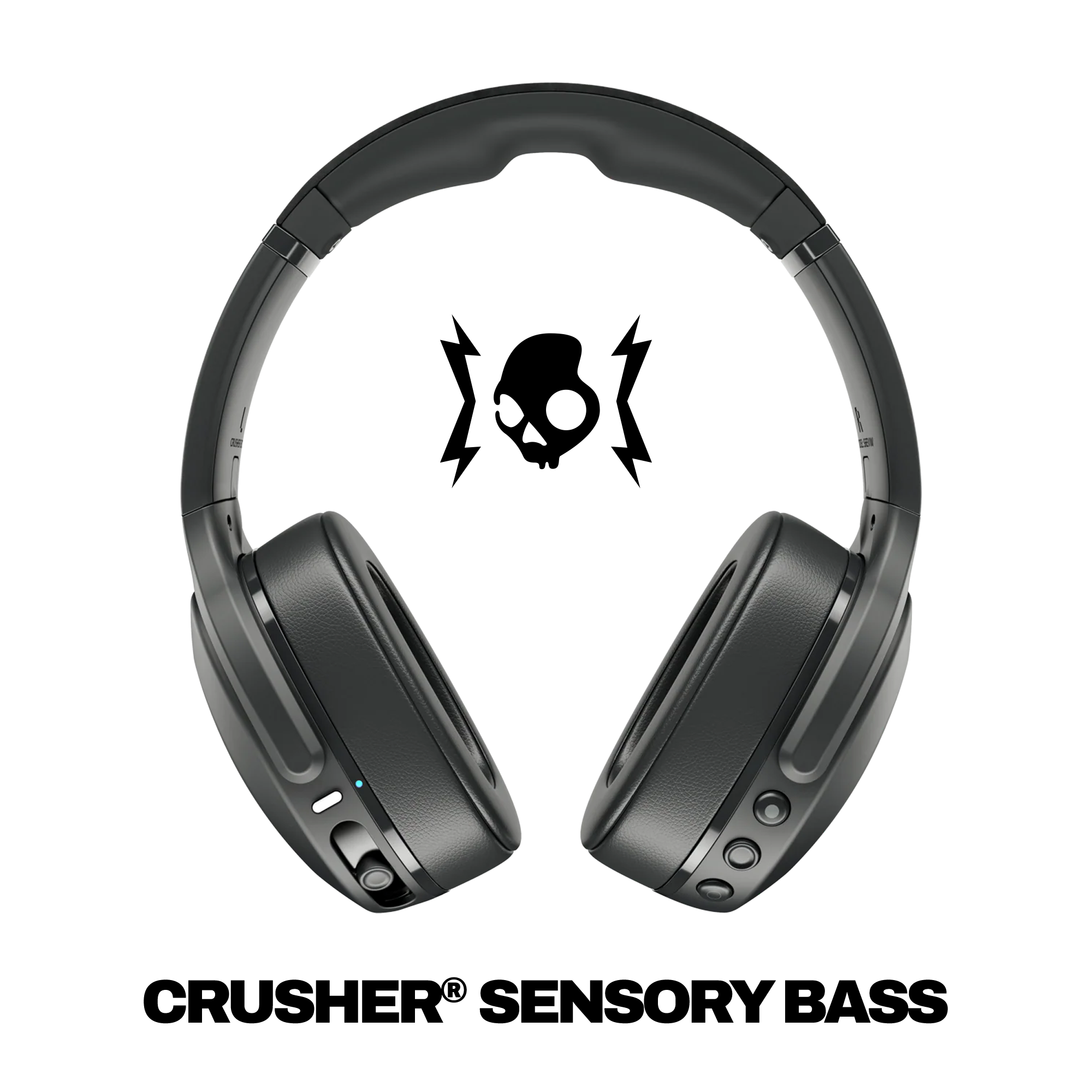 Skullcandy Crusher Evo Wireless Over-Ear Headphones - True Black