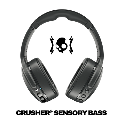 Skullcandy Crusher Evo Wireless Over-Ear Headphones - True Black