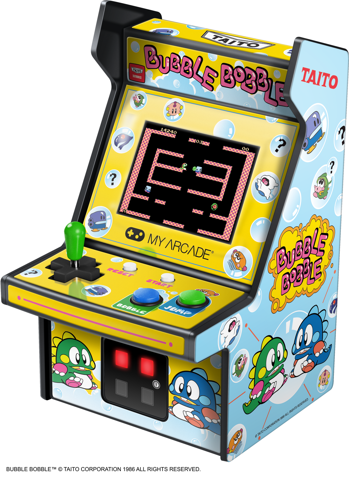 My Arcade Micro Player 6.8" Bubble Bobble Collectible Retro Arcade