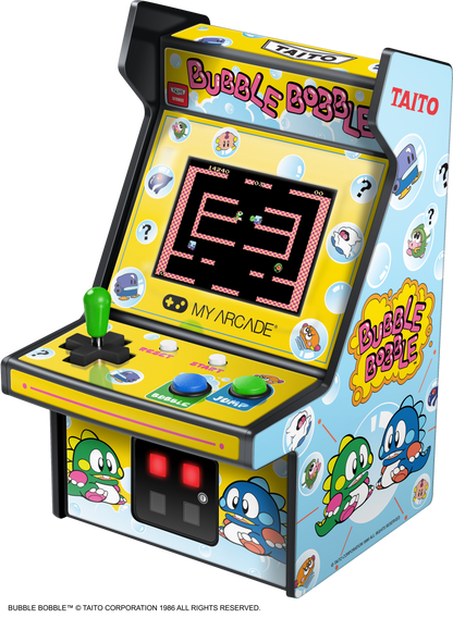 My Arcade Micro Player 6.8" Bubble Bobble Collectible Retro Arcade