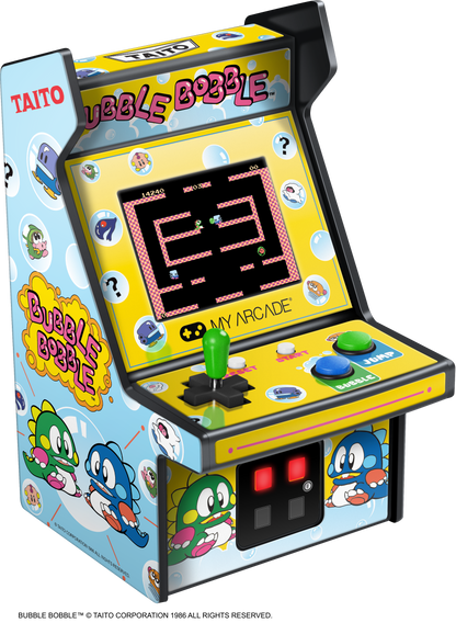My Arcade Micro Player 6.8" Bubble Bobble Collectible Retro Arcade