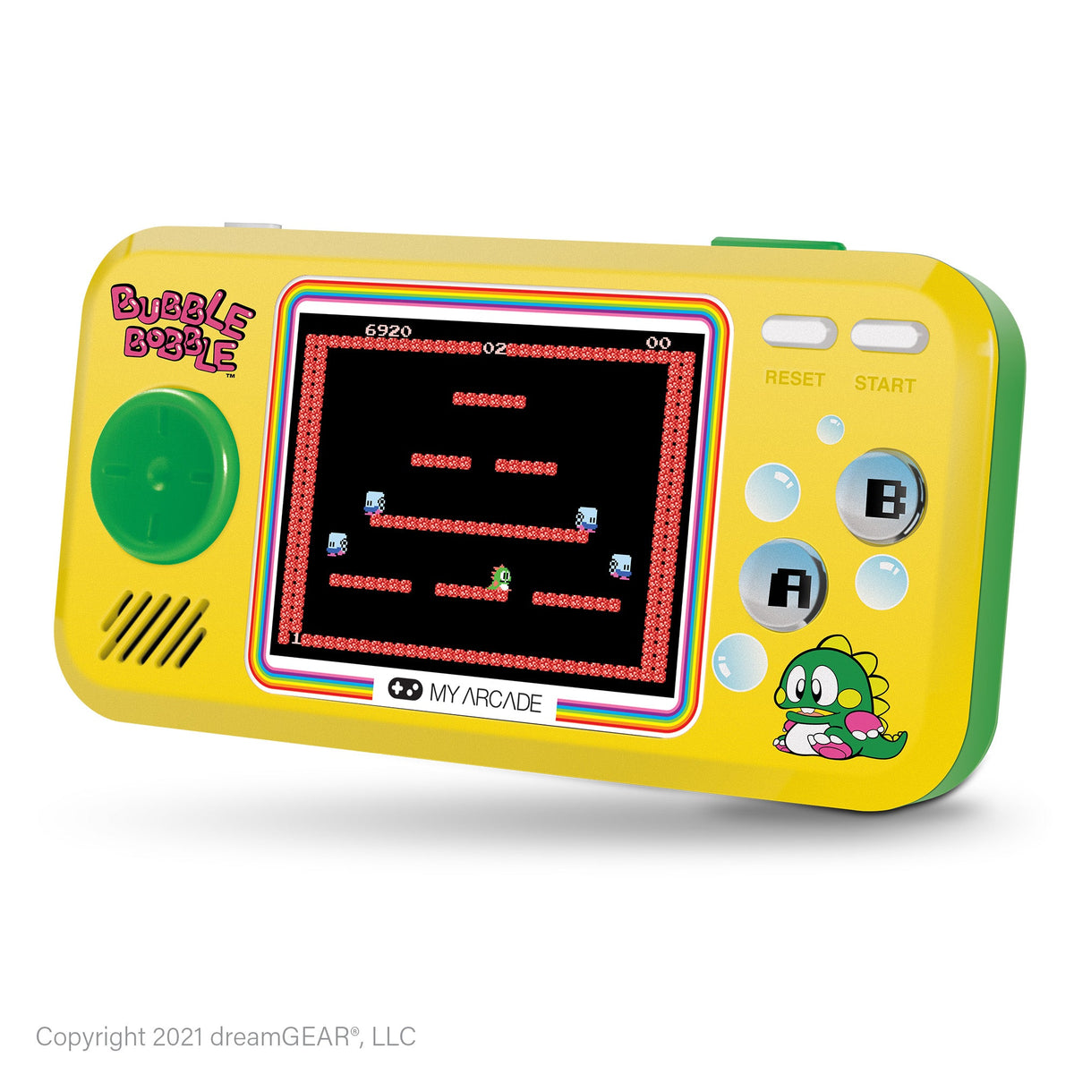 My Arcade Pocket Player Bubble Bobble Portable Gaming System (3 Games in 1)