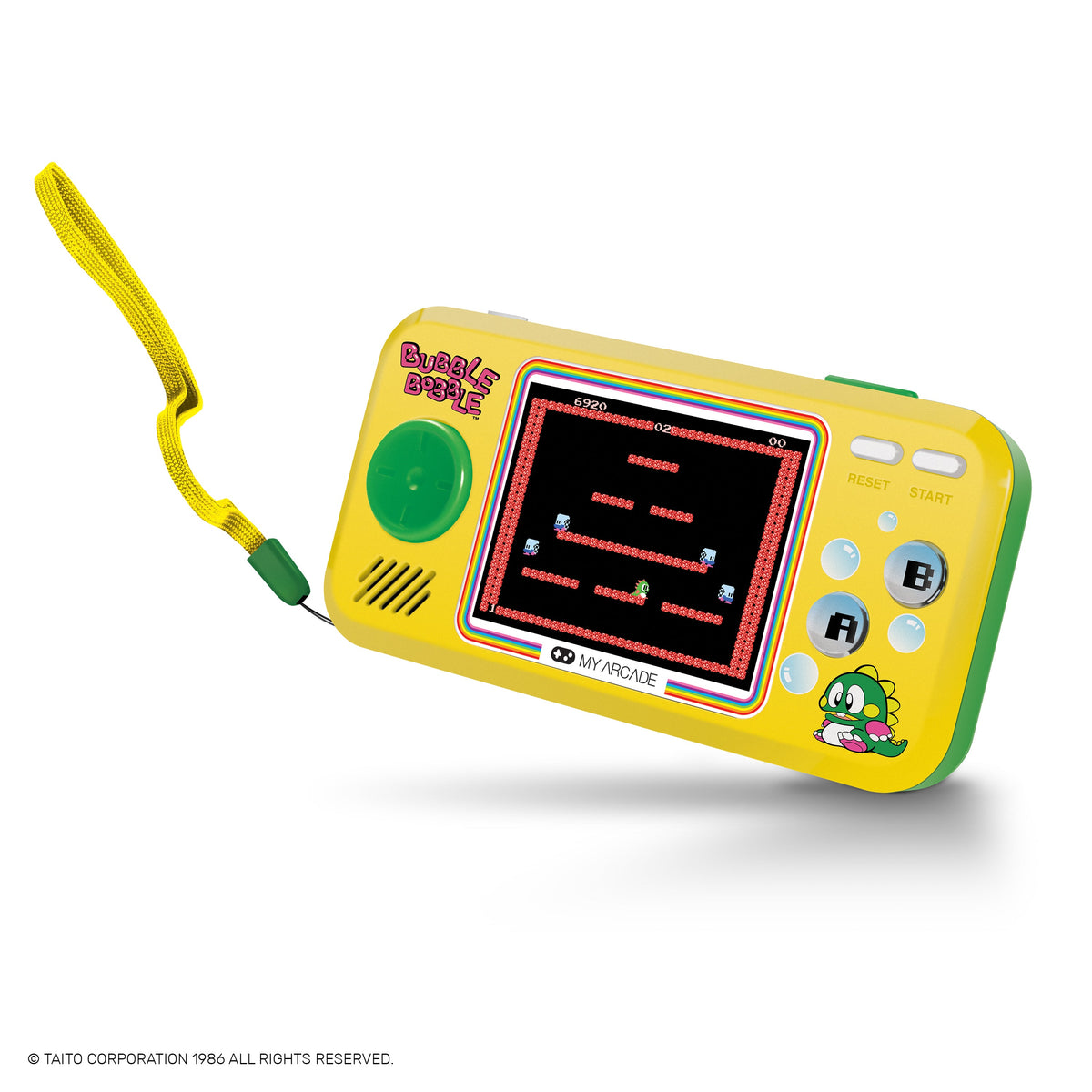 My Arcade Pocket Player Bubble Bobble Portable Gaming System (3 Games in 1)