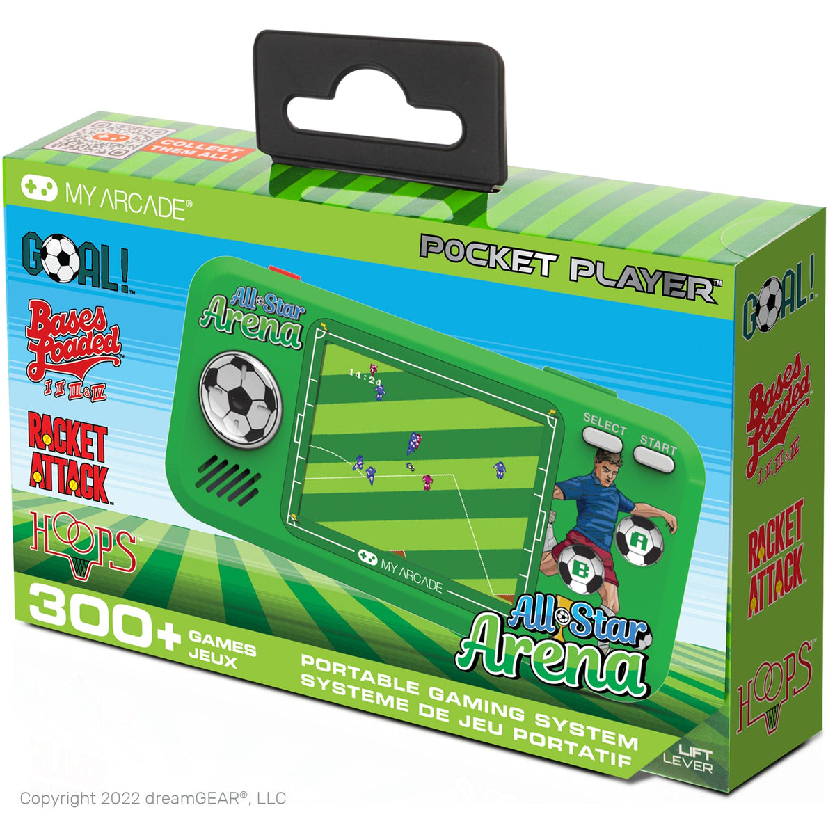 My Arcade Pocket Player All-Star Arena Portable Gaming System (307 Games in 1)
