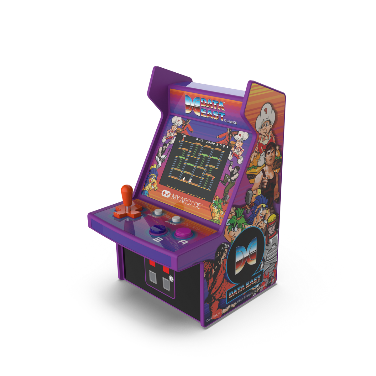 My Arcade Micro Player 6.8" Data East Hits Collectible Retro Arcade (308 Games in 1)