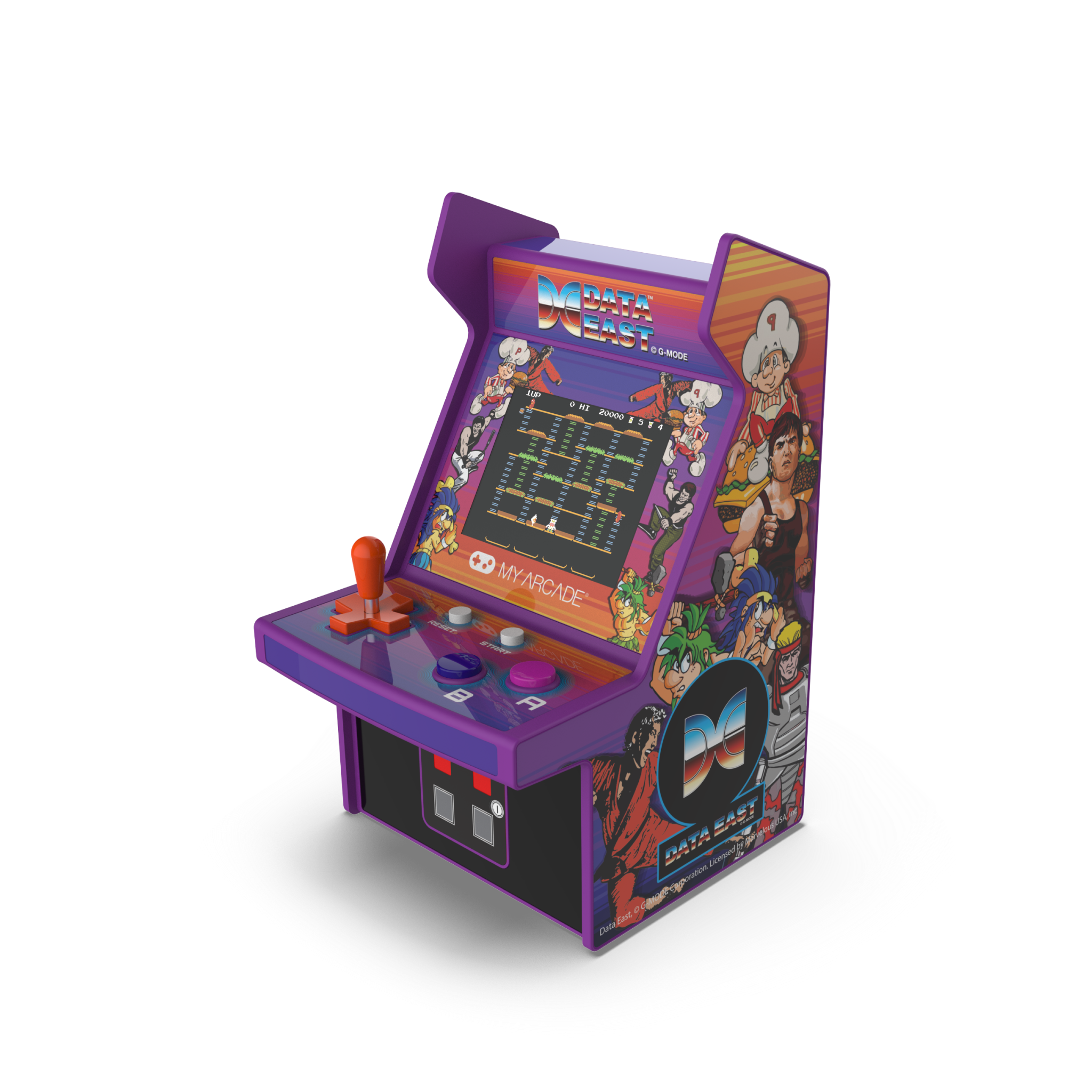 My Arcade Micro Player 6.8" Data East Hits Collectible Retro Arcade (308 Games in 1)