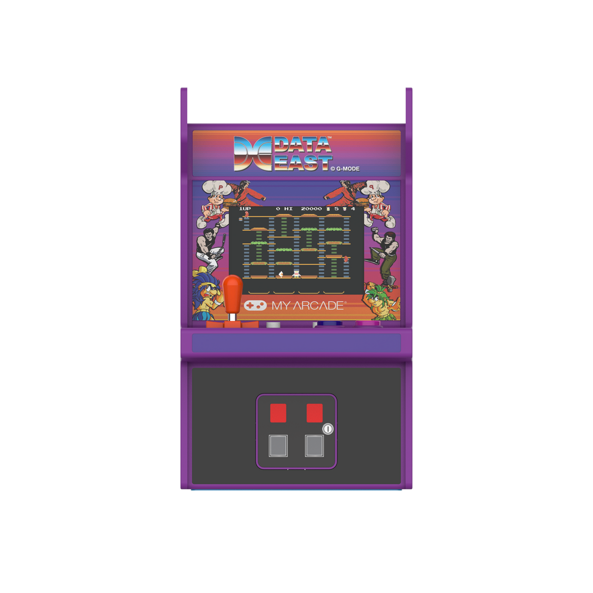 My Arcade Micro Player 6.8" Data East Hits Collectible Retro Arcade (308 Games in 1)