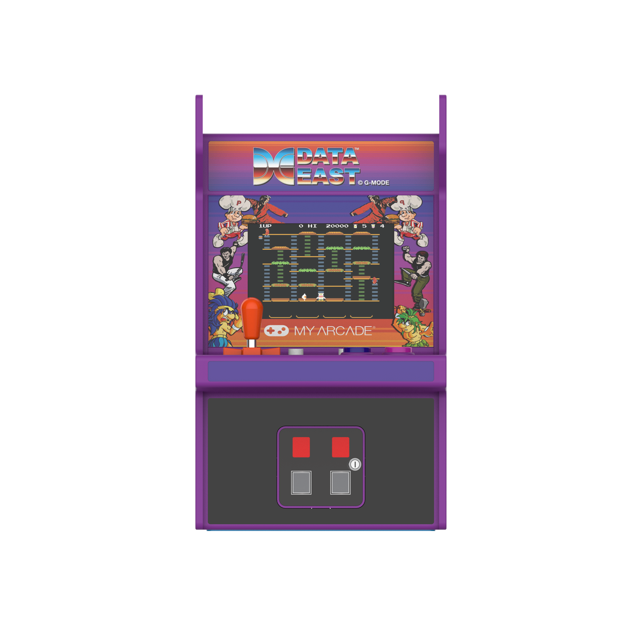 My Arcade Micro Player 6.8" Data East Hits Collectible Retro Arcade (308 Games in 1)