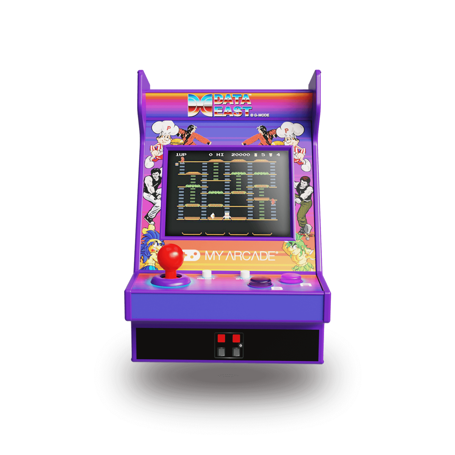 My Arcade Nano Player 4.5" Data East Hits Collectible Retro Arcade (208 Games in 1)