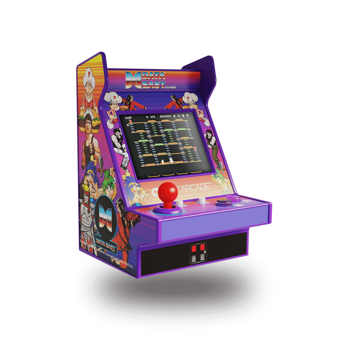 My Arcade Nano Player 4.5" Data East Hits Collectible Retro Arcade (208 Games in 1)