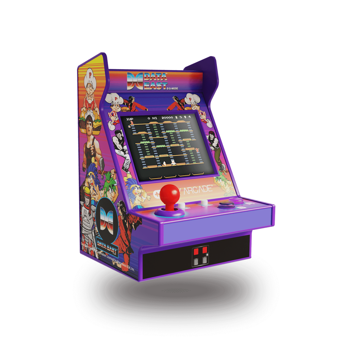 My Arcade Nano Player 4.5" Data East Hits Collectible Retro Arcade (208 Games in 1)