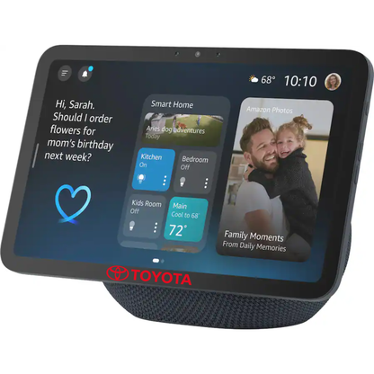 Amazon Echo Show 8 (newest model), With Spatial Audio, Smart Home Hub, and Alexa, Charcoal