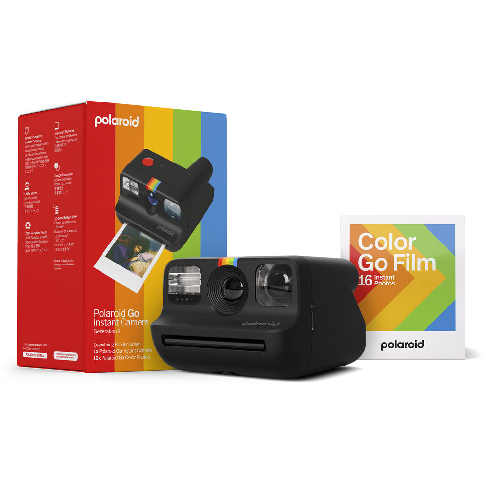 Polaroid Everything Box Go Gen 2 Instant Camera Gift Set - Black