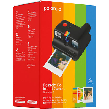 Polaroid Everything Box Go Gen 2 Instant Camera Gift Set - Black