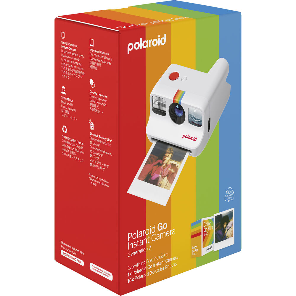 Polaroid Everything Box Go Gen 2 Instant Camera Gift Set - White