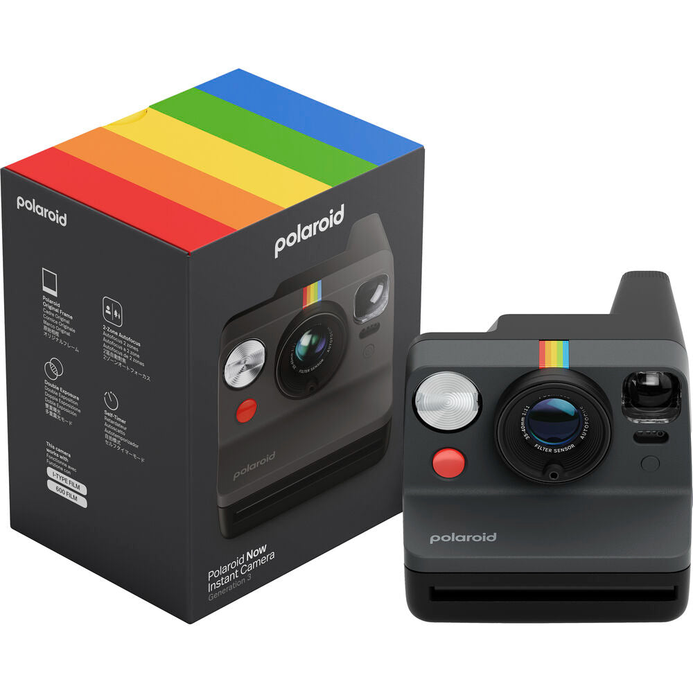 Polaroid Everything Box Now Gen 3 Instant Camera Gift Set - Black