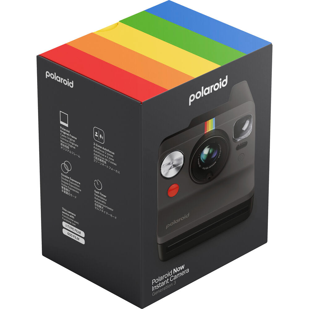 Polaroid Everything Box Now Gen 3 Instant Camera Gift Set - Black