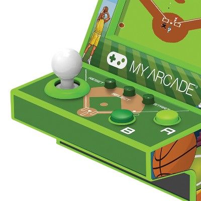 My Arcade Pico Player 3.75" All-Star Stadium Collectible Retro Arcade (107 Games in 1)