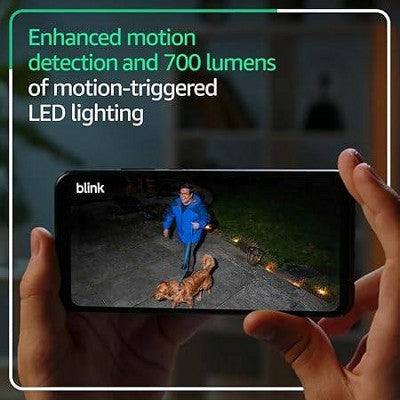 Blink Outdoor 4 Floodlight Wireless Smart Security Camera 700 Lumens - 1 Camera System