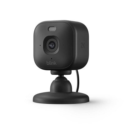 Blink Mini 2K+ Plug-In Indoor Security Camera - 1 Camera - Black