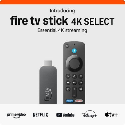 Amazon Fire TV Stick 4K Select Streaming Device with Alexa+ - Black