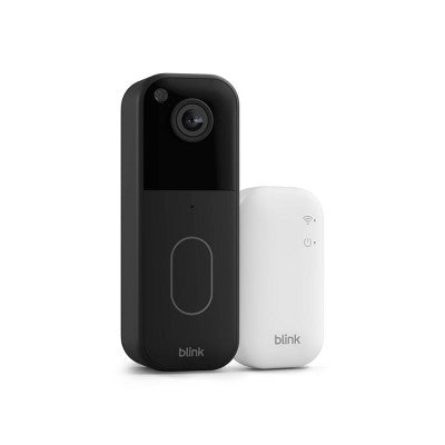 Blink Video Doorbell HD Wireless Smart Doorbell System with Sync Module Core - Black