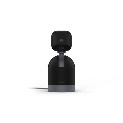 Blink Mini Pan-Tilt Indoor 1080p HD Security Camera with Rotating Mount - Black