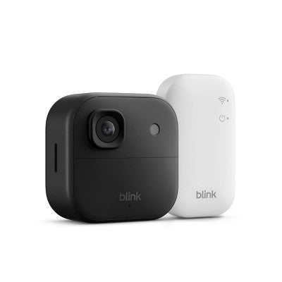 Blink Outdoor 2K+ Wireless Smart Security Camera - 1 Camera System - Black