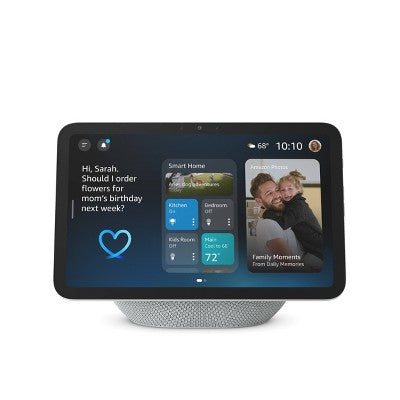 Amazon Echo Show 8 HD 8.7" Smart Display with Spatial Audio & Alexa+ - Glacier White