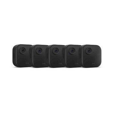 Blink Outdoor 4 Wireless 1080p HD Security Camera 5 Camera System - Black