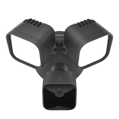 Blink Wired Floodlight Camera 2600 Lumen Smart Security Camera - Black