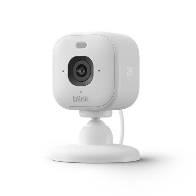 Blink Mini 2K+ Plug-In Indoor Security Camera - 1 Camera - White