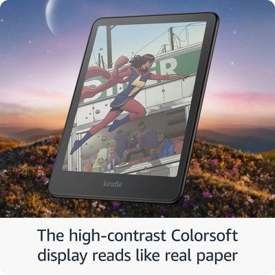 Amazon Kindle Colorsoft 16GB Color E-Reader - No Ads - Black