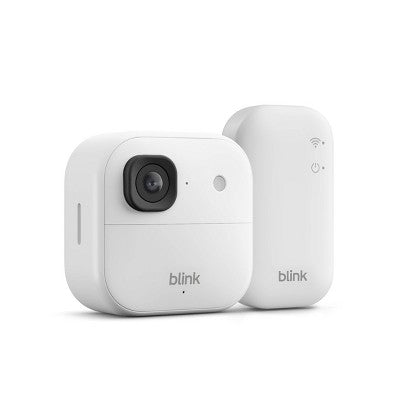 Blink Outdoor 2K+ Wireless Smart Security Camera - 1 Camera System - White