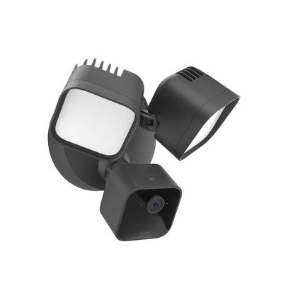 Blink Wired Floodlight Camera 2600 Lumen Smart Security Camera - Black
