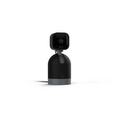 Blink Mini Pan-Tilt Indoor 1080p HD Security Camera with Rotating Mount - Black