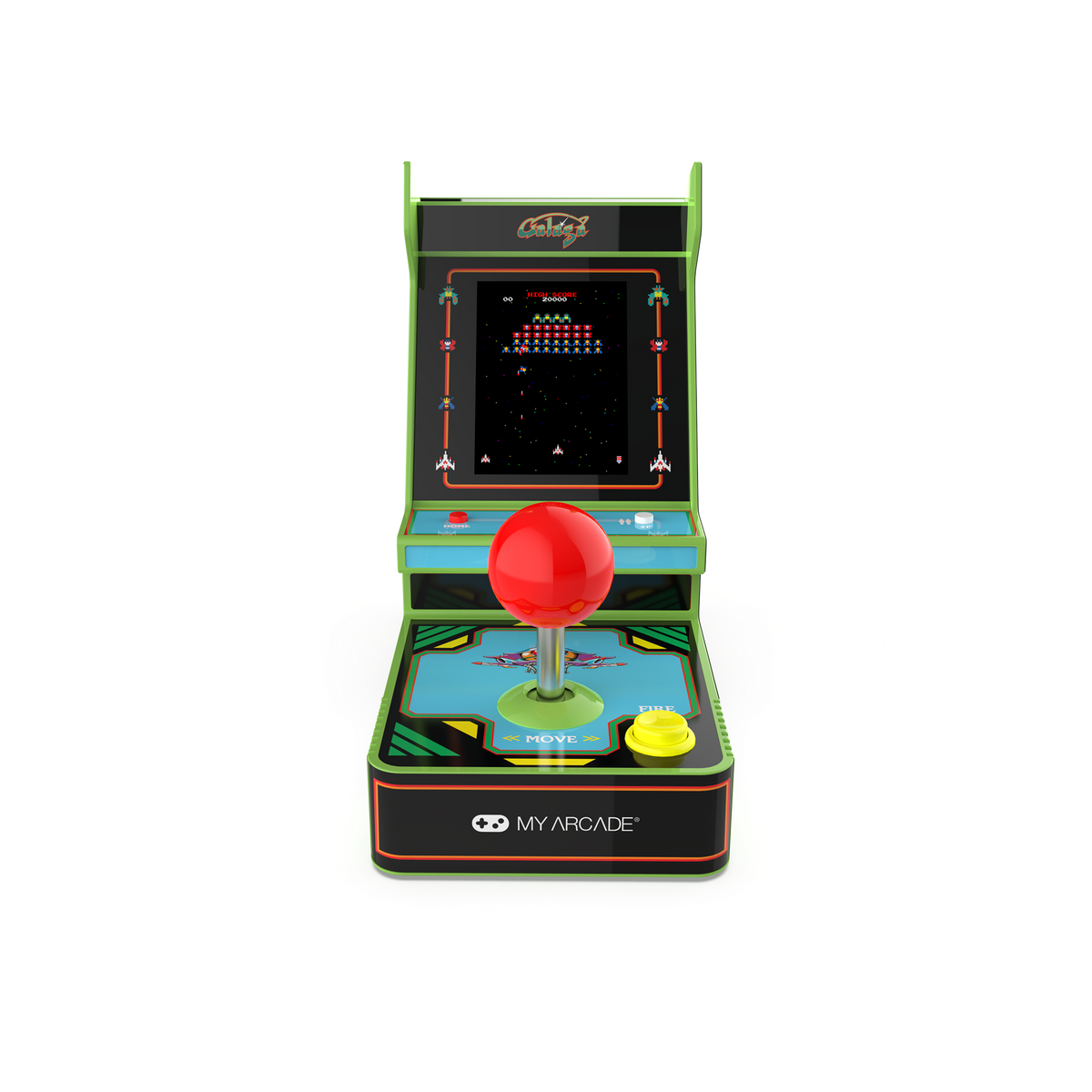 My Arcade Joystick Player 6.8" Galaga Portable Retro Arcade (2 Games in 1)