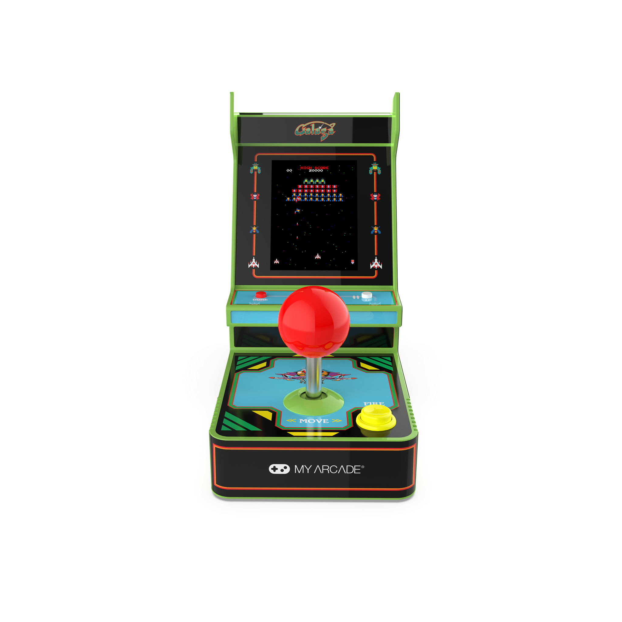 My Arcade Joystick Player 6.8" Galaga Portable Retro Arcade (2 Games in 1)