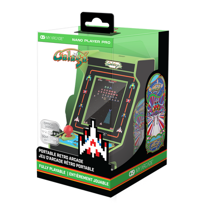 My Arcade Nano Player Pro 4.8" Galaga Portable Retro Arcade (2 Games in 1)
