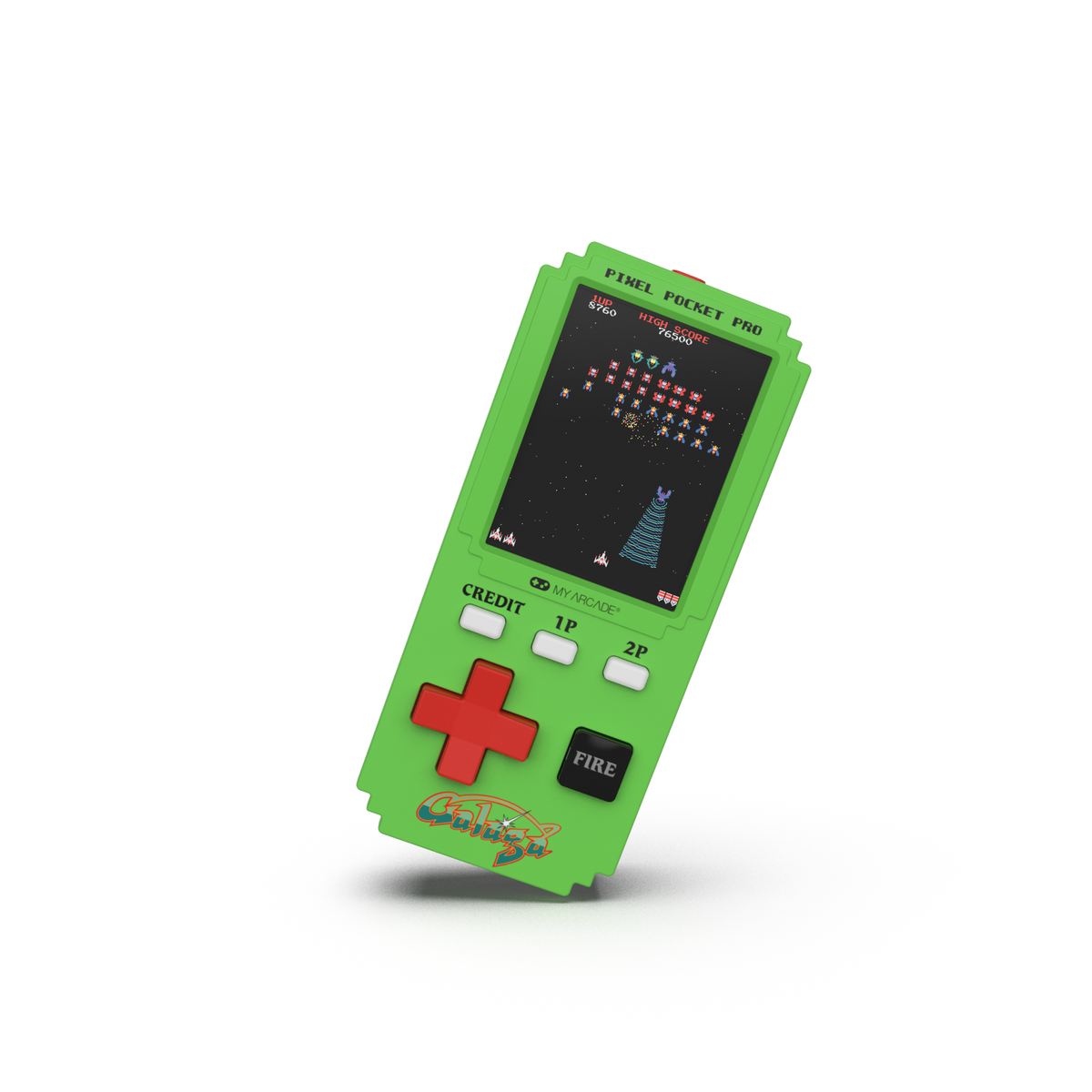 My Arcade Pixel Pocket Pro Galaga Portable Gaming System (2 Games in 1)