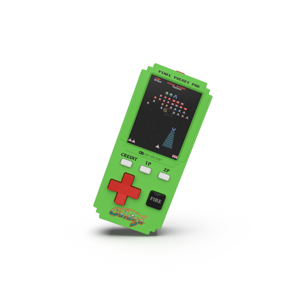 My Arcade Pixel Pocket Pro Galaga Portable Gaming System (2 Games in 1)