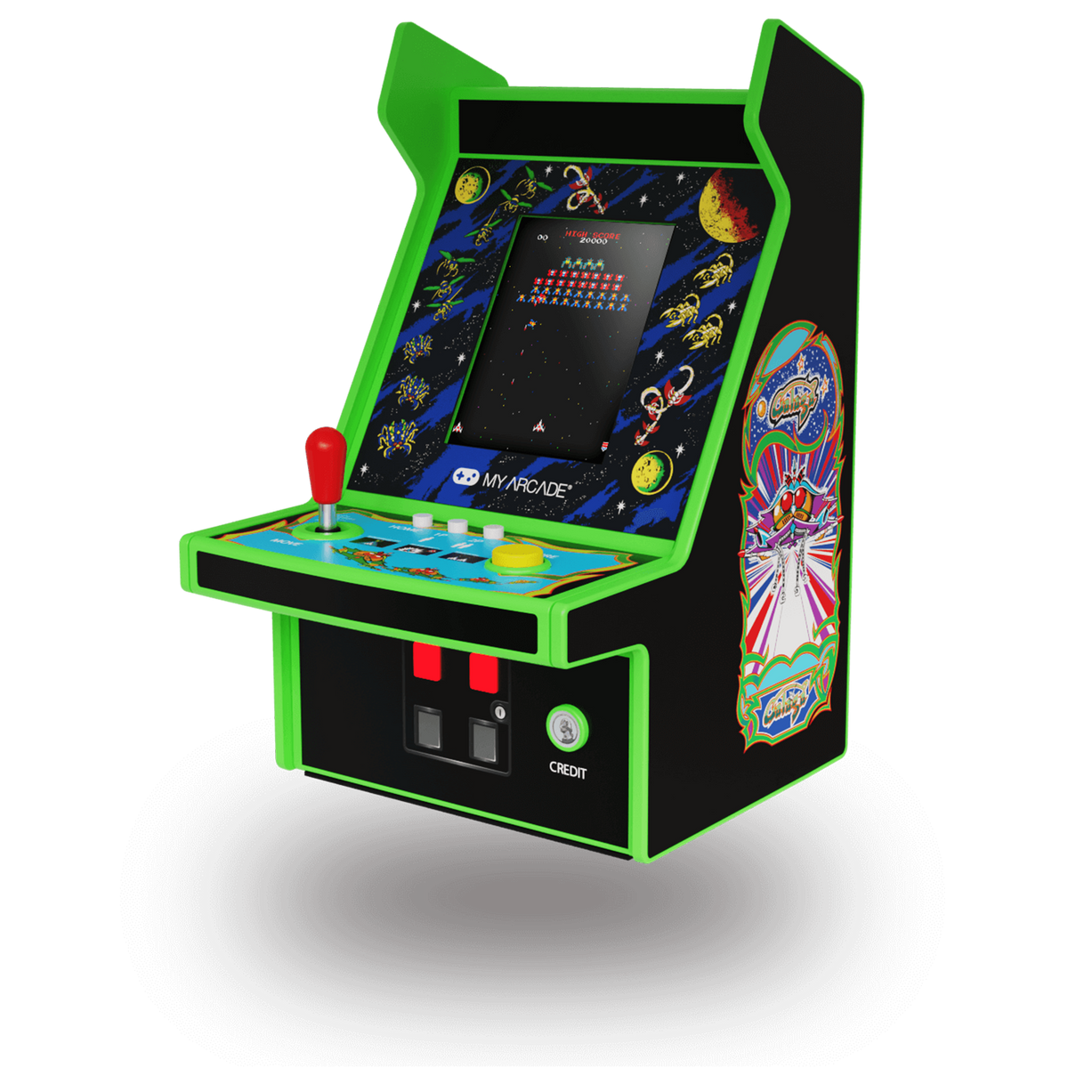 My Arcade Micro Player Pro 6.8" Galaga Portable Retro Arcade (2 Games in 1)