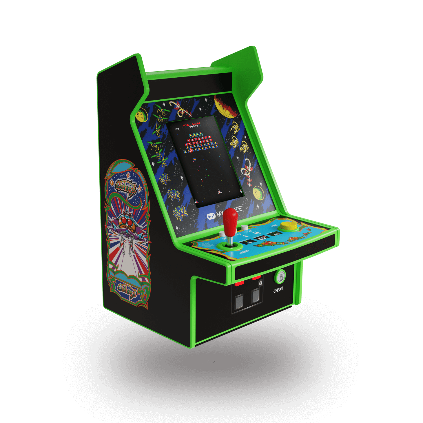 My Arcade Micro Player Pro 6.8" Galaga Portable Retro Arcade (2 Games in 1)