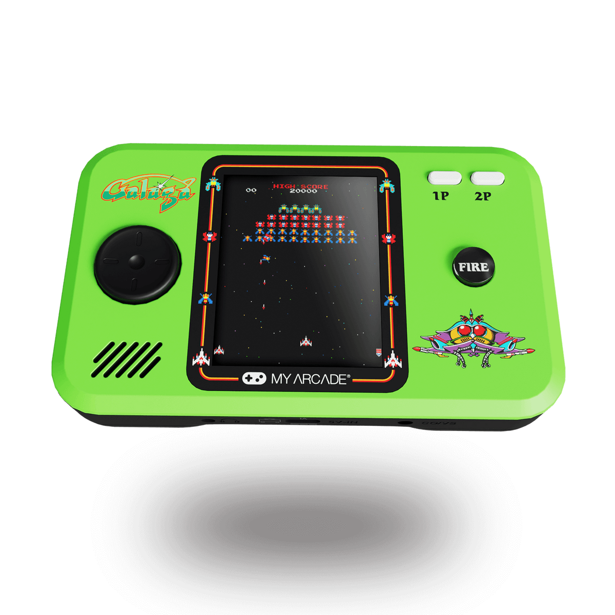 My Arcade Pocket Player Pro Galaga Portable Gaming System (2 Games in 1)