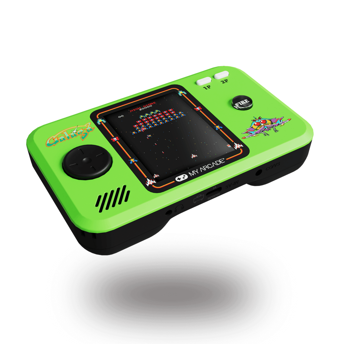 My Arcade Pocket Player Pro Galaga Portable Gaming System (2 Games in 1)